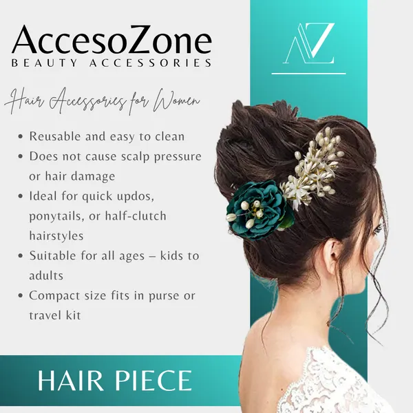 Dark_Rose_Floral_Hair_Clip_for_Bridal_&_Party_Bun