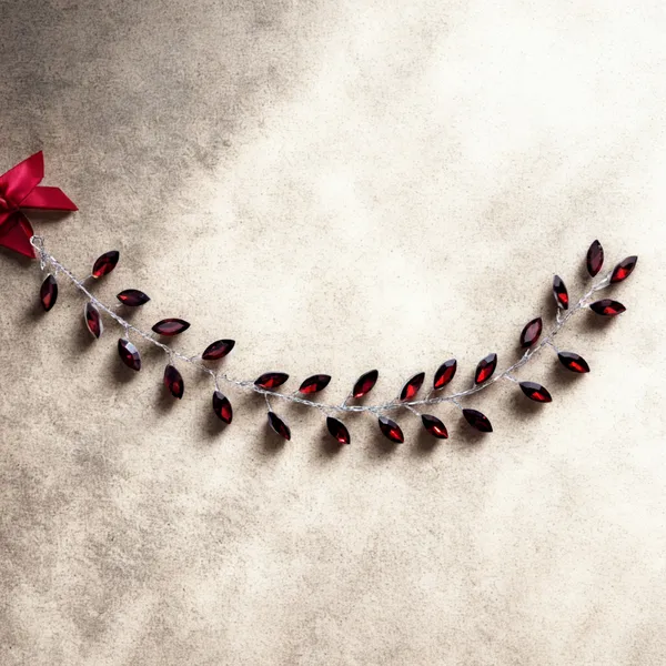 Dark_Red_Crystal_Leaf_Hair_Vine_Hair_Accessory_For_Women