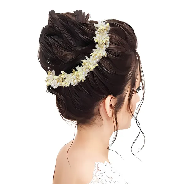 White_Plastic_Premium_&_Elegant_Hair_Accessory_For_Women_&_Girls