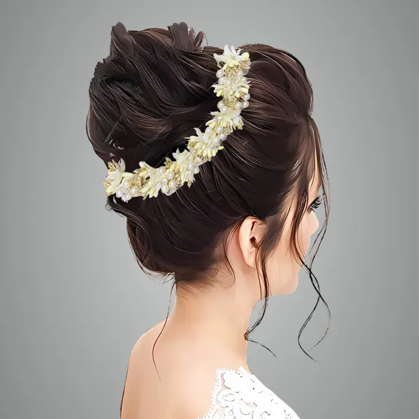 White_Plastic_Premium_&_Elegant_Hair_Accessory_For_Women_&_Girls