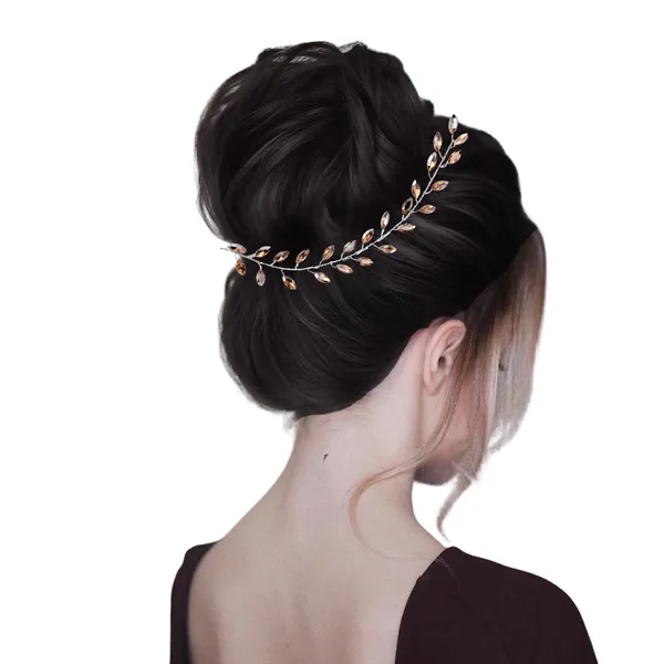 Golden_Crystal_Leaf_Hair_Vine_Hair_Accessory_For_Women