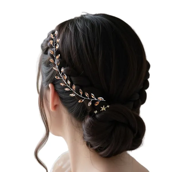 Golden_Crystal_Leaf_Hair_Vine_Hair_Accessory_For_Women
