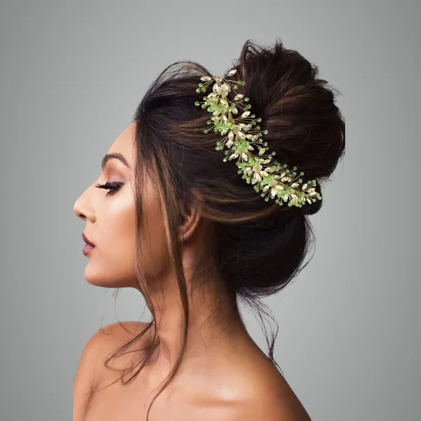 Green_Plastic_Premium_&_Elegant_Hair_Accessory_For_Women_&_Girls