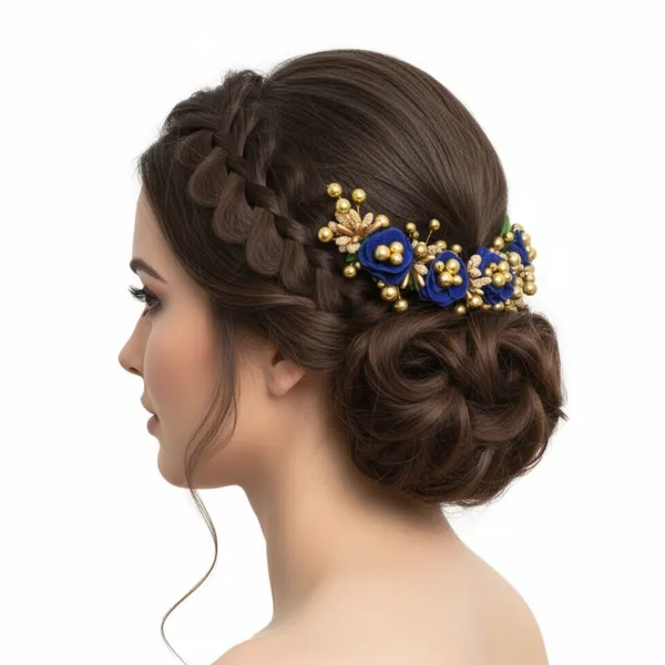 Blue_Plastic_Premium_&_Elegant_Hair_Accessory_For_Women_&_Girls