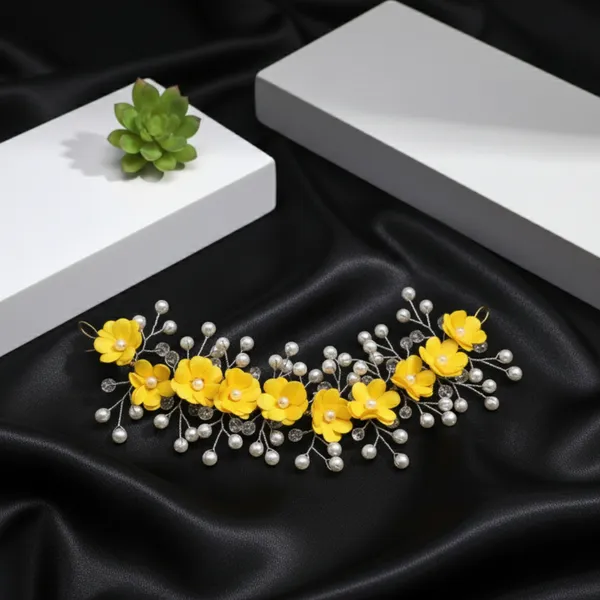 Yellow_Flower__Premium_&_Elegant_Hair_Accessory_For_Women_&_Girls