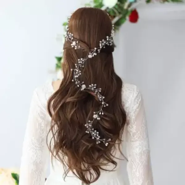 Pearl_Crystal_Bridal_Hair_Vine_Hair_Accessory_For_Women