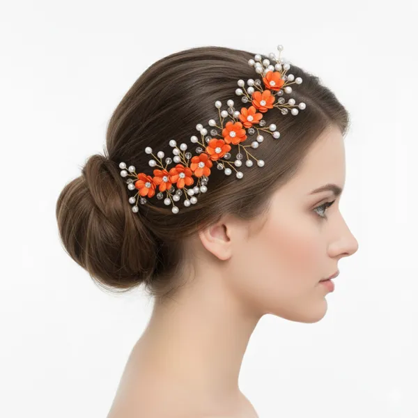 Orange_Plastic_Premium_&_Elegant_Hair_Accessory_For_Women_&_Girls