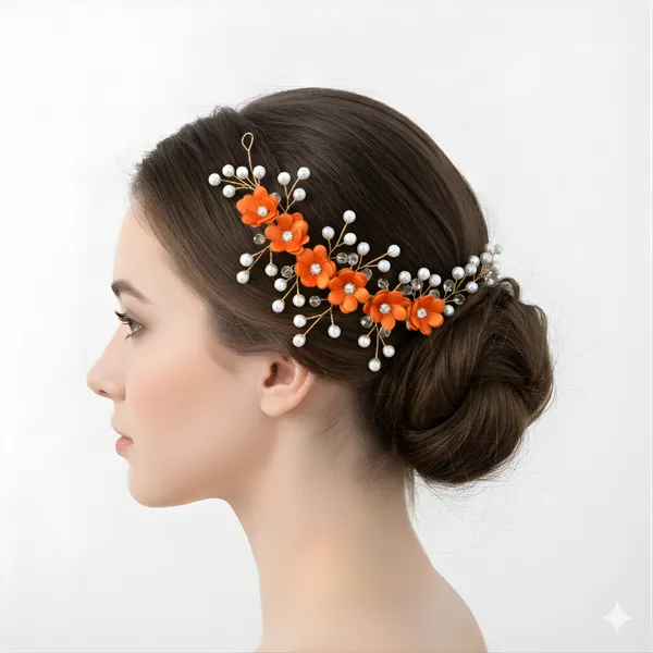 Orange_Plastic_Premium_&_Elegant_Hair_Accessory_For_Women_&_Girls