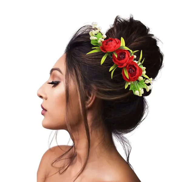 Red_Rose_Floral_Hair_Clip_for_Bridal_&_Party_Bun