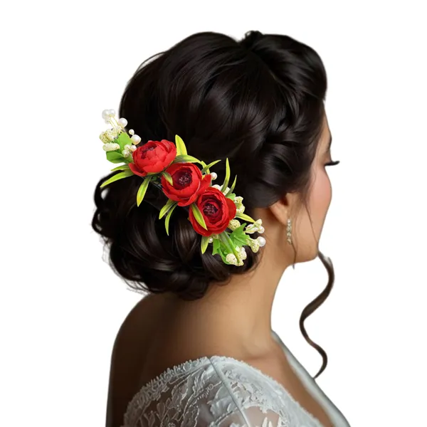 Red_Rose_Floral_Hair_Clip_for_Bridal_&_Party_Bun