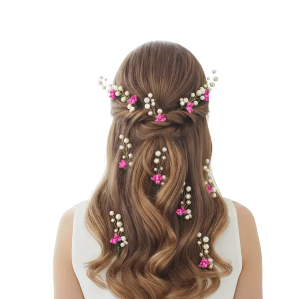 Pink_Plastic_Premium_&_Elegant_Pearl_Flower_Hair_Pins_For_Women_&_Girls_(Pack_Of_8)