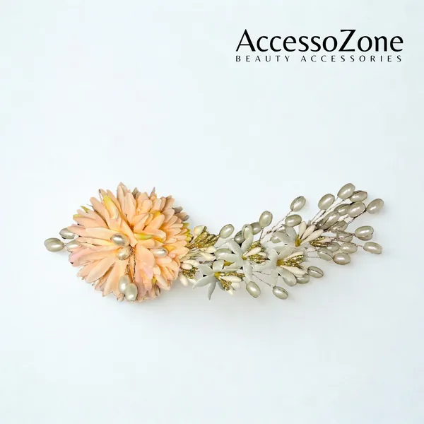 Yellow_Rose_Floral_Hair_Clip_for_Bridal_&_Party_Bun