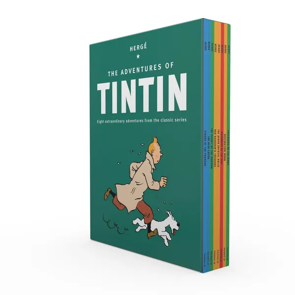 THE_ADVENTURES_OF_TINTIN:_8_TITLE_PB_BOXED_SET:_The_Official_Classic_Children's_Illustrated_Mystery