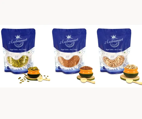 AndraMart_Raw_Pumpkin,_Flax_and_Sunflower_mixed_combo_seeds