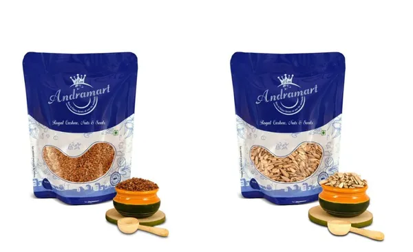 AndraMart_Raw_Flax_and_Sunflower_mixed_combo_seeds