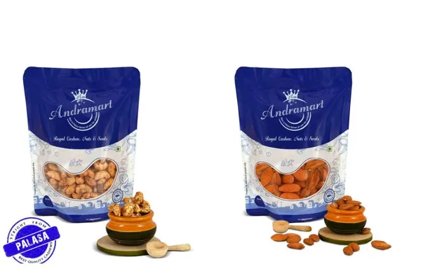 AndraMart_Combo_pack_Premium_Tandoori_Cashews_|_Kaju_|_Munthiri_with_Almonds
