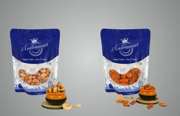 AndraMart_Combo_pack_Premium_Tandoori_Cashews_|_Kaju_|_Munthiri_with_Almonds