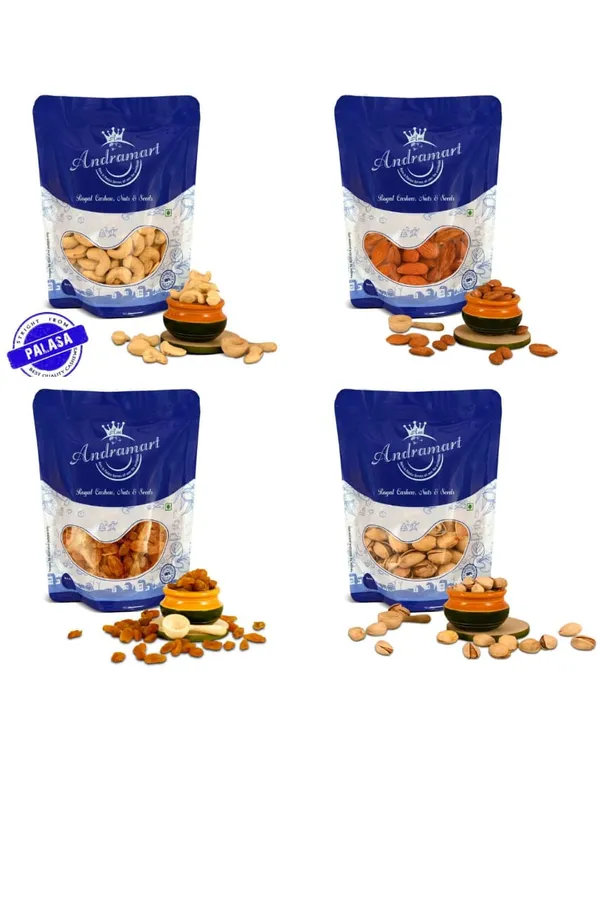 AndraMart_Combo_pack_Premium_Cashews_|_Kaju_|_Munthiri_,_Raisons,_Almond_&_Pistachios