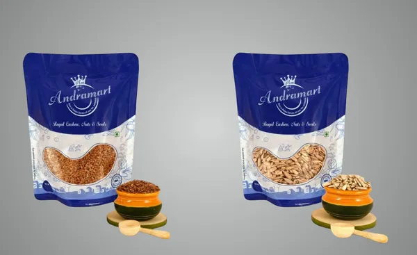 AndraMart_Raw_Flax_and_Sunflower_mixed_combo_seeds