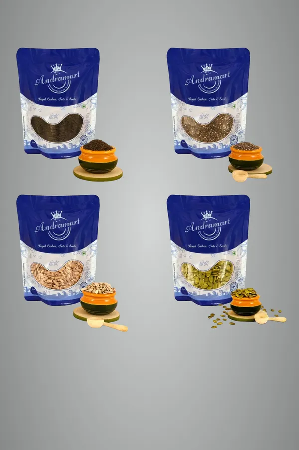 AndraMart_Raw_Basil_,_Chia,_Sunflower_and_Pumpkin_mixed_combo_seeds