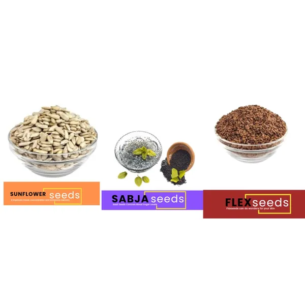AndraMart_Raw_Sunflower,_Basil_and_Flax_mixed_combo_seeds