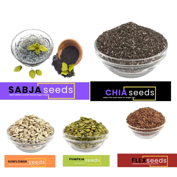 AndraMart_Raw_Basil,_Chia,_Sunflower,_Pumpkin_and_Flax_mixed_combo_seeds