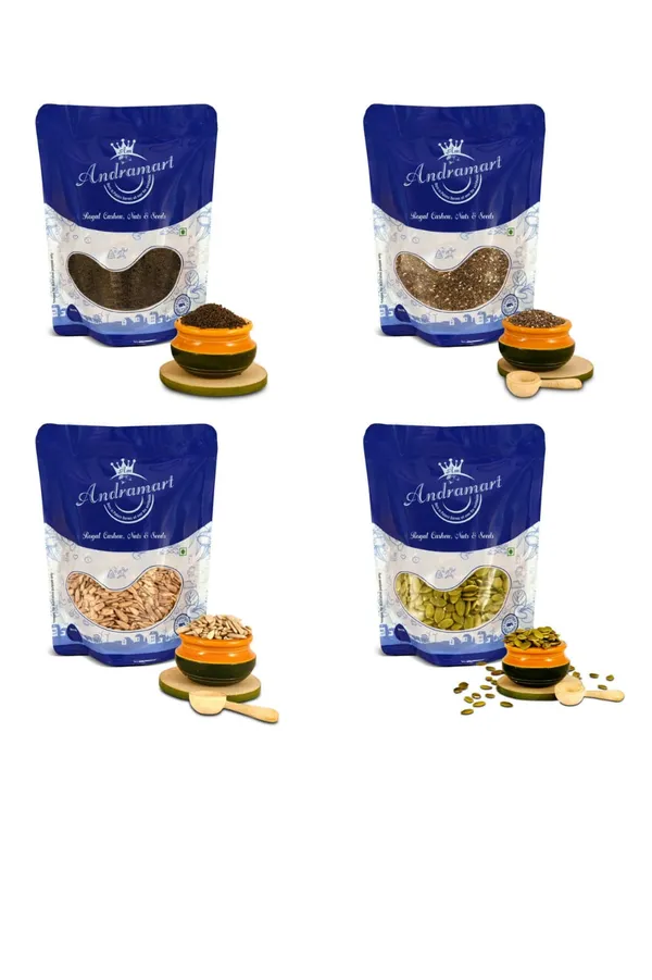 AndraMart_Raw_Basil_,_Chia,_Sunflower_and_Pumpkin_mixed_combo_seeds