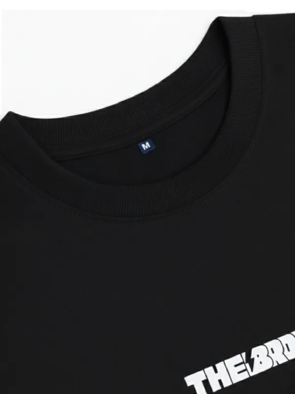 Black_Plain__T-Shirt-Rise_N_Shine_For_Men_&_Women