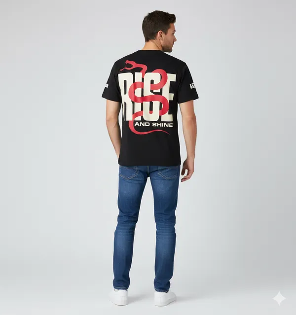 Black_Plain__T-Shirt-Rise_N_Shine_For_Men_&_Women