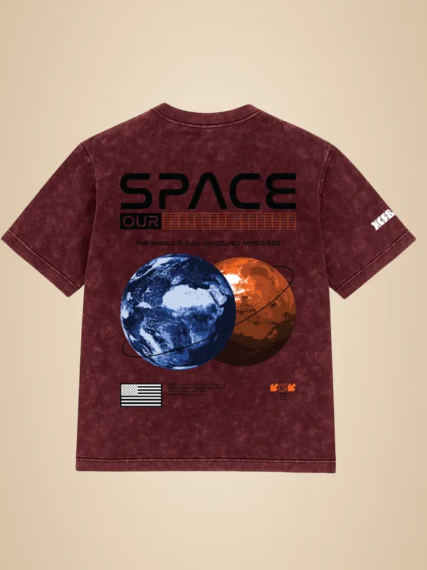 Maroon_&_White_Oversized_T-Shirt_Space_For_Men_&_Women_(Pack_of_2)