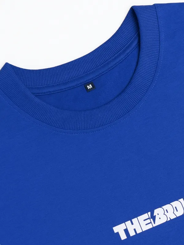 Blue_Oversized_Plain__T-Shirt_-_Golden_For_Men_&_Women
