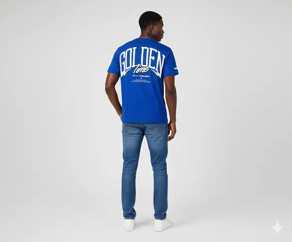 Blue_Oversized_Plain__T-Shirt_-_Golden_For_Men_&_Women
