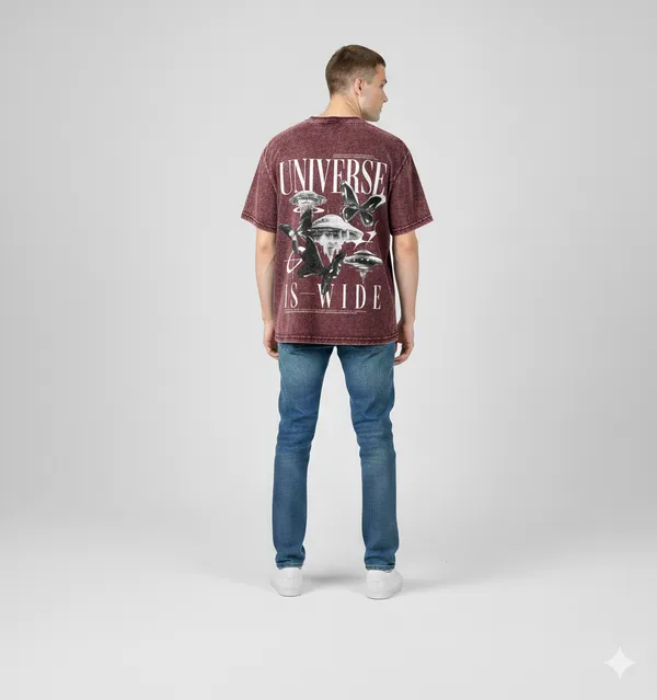 Maroon_Oversized_T-Shirt_Universe_Is_Wide_For_Men_&_Women