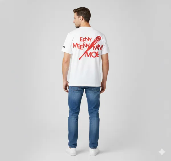 White_Plain__T-Shirt-Eeny-Meeny_For_Men_&_Women