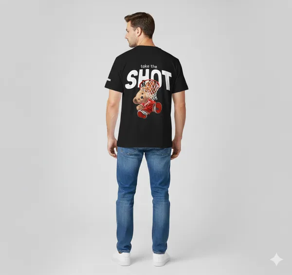 Black_Plain__T-Shirt-Take_A_Shot_For_Men_&_Women