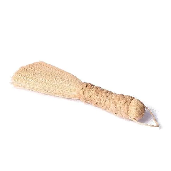 Mandir_Jhadu__Brown_Eco-Friendly_Handcrafted_Jhadu_Banana_Stem_Leaf_Fibre_(10-Inch)_For_Puja_Mandir(Pack_of_2)