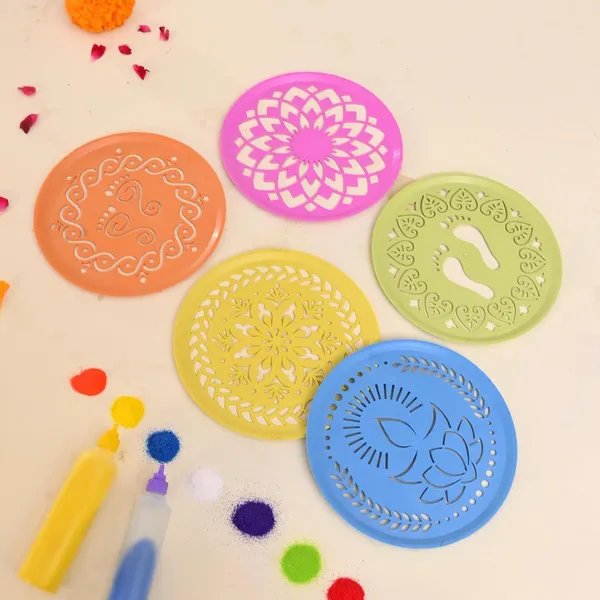 Multicolor_Round_Reusable_Rangoli_Making_Stencils_For_Floor_Decoration_(Set_Of_4)