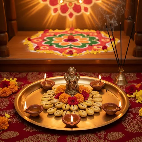DharmikOnline_Natural_Yellow_Kodi_for_Lakshmi_Pooja_-_Set_of_21_Pieces_|_Cowrie_Shells_for_Diwali_Worship_|_Kaudi_for_Temple_Mandir_Decoration
