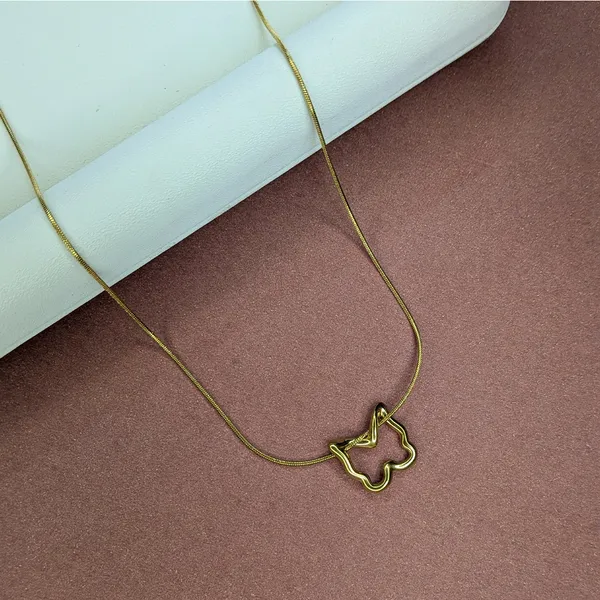 Anti-Tarnish_Hollow_Butterfly_Outline_Pendant