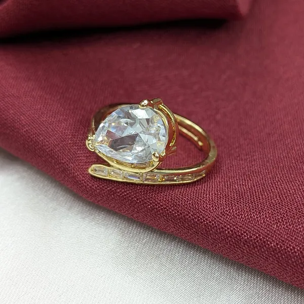 Gold_Tone_Oval_CZ_Cocktail_Ring_with_Dual_Stone-Set_Band