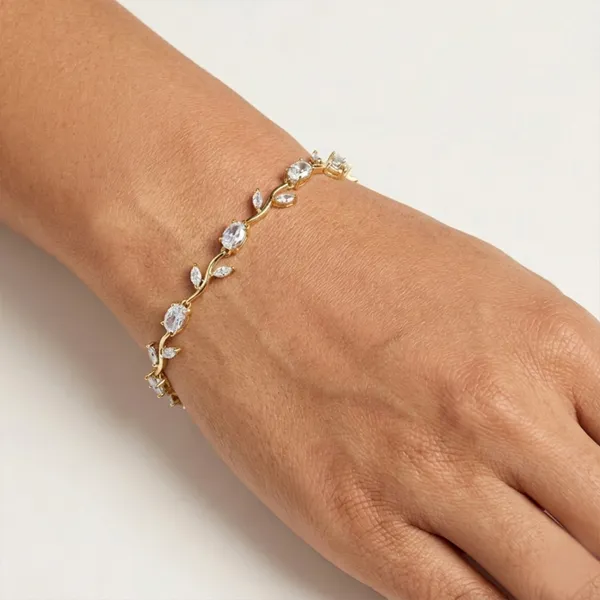 Elegant_AD_Stone_Tulip_Bracelet_for_Women_&_Girls