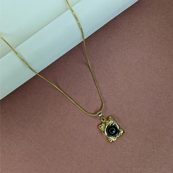 Anti-Tarnish_Modern_Abstract_Gem_Charm_Pendant