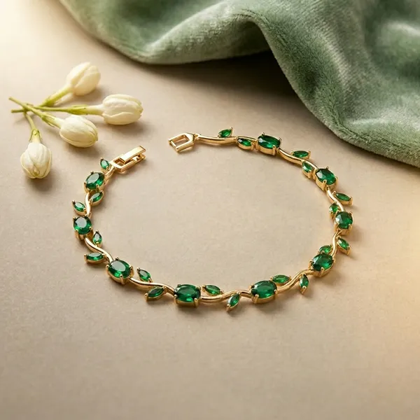 Elegant_AD_Stone_Tulip_Bracelet_for_Women_&_Girls
