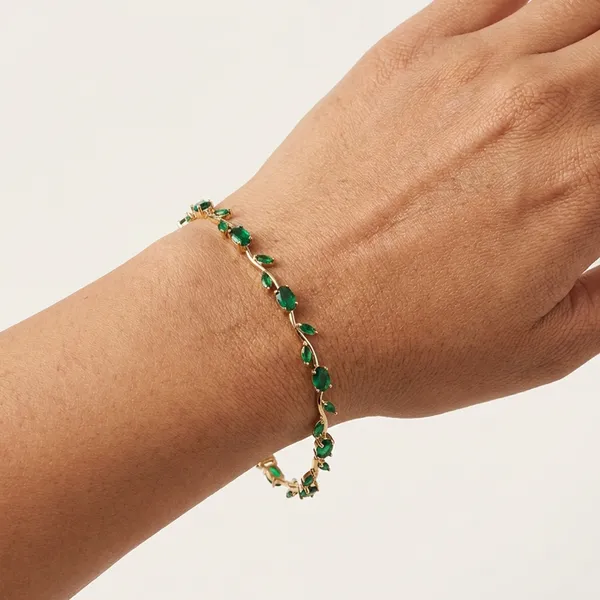 Elegant_AD_Stone_Tulip_Bracelet_for_Women_&_Girls