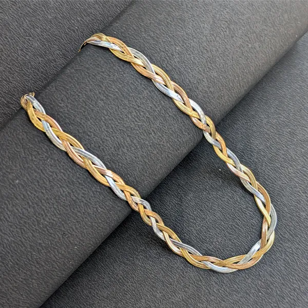 Tri-Tone_Braided_Braided_Stainless_Steel_Chain_for_Men_&_Women