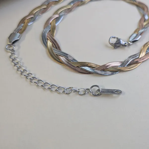 Tri-Tone_Braided_Braided_Stainless_Steel_Chain_for_Men_&_Women