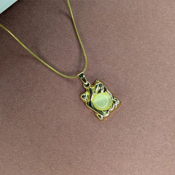 Anti-Tarnish_Modern_Abstract_Gem_Charm_Pendant