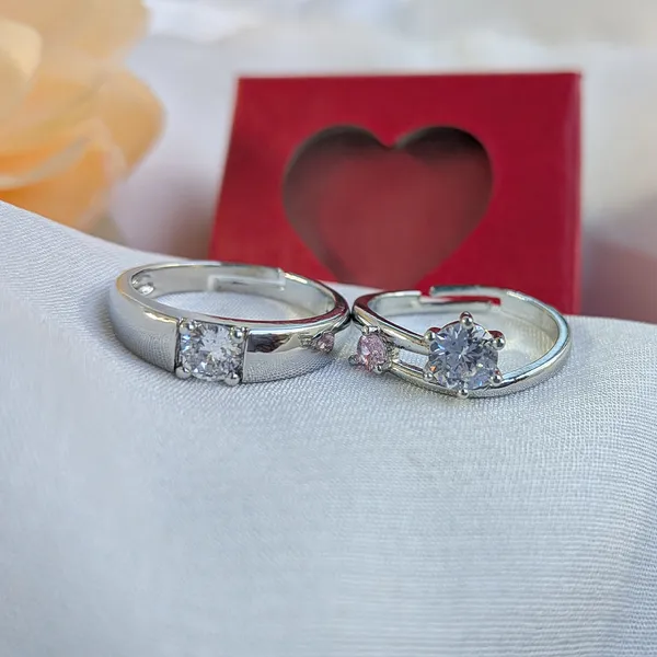 Chic_Crystal-Studded_Stainless_Steel_Couple_Rings_-_Set_Of_2