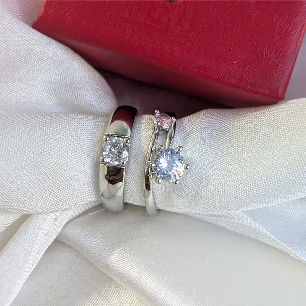 Chic_Crystal-Studded_Stainless_Steel_Couple_Rings_-_Set_Of_2