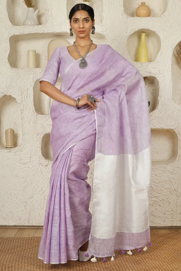 Purple_Pure_Linen_Premium_&_Elegant_Saree_For_Women_(With_Blouse_Piece)